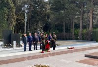 TBMM-in nümayəndə heyəti Fəxri xiyabanı, Şəhidlər xiyabanını və “Türk şəhidliyi” abidəsini ziyarət edib