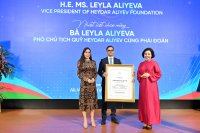 Heydər Əliyev Fondunun vitse-prezidenti Leyla Əliyeva Vyetnama səfər edib