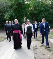 Vatikanda Müqəddəs Kommodilla katakombalarının bərpası layihəsinin açılışı olub Azərbaycanın Birinci vitse-prezidenti Mehriban Əliyeva açılış mərasimində iştirak edib